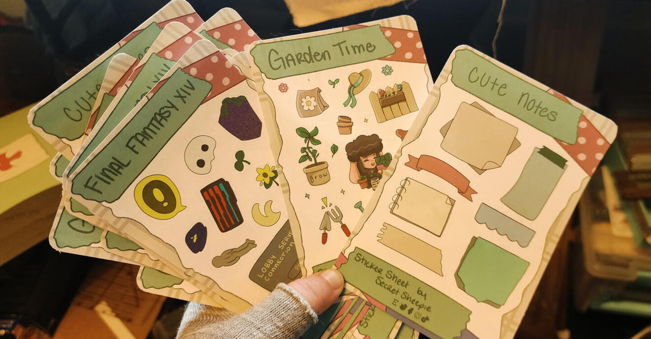 sticker sheets